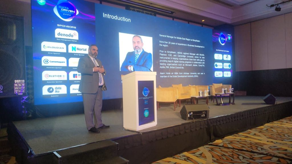 Asem Participating as Key note speaker in the 3rd DATA DRIVER GOVERMENT CONFERENCE in Dubai